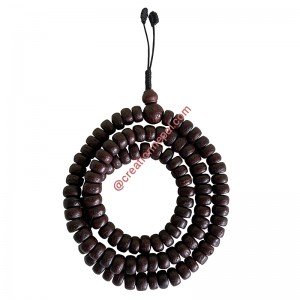 Phoenix eyed Bodhi dark Tyre Beads Mala