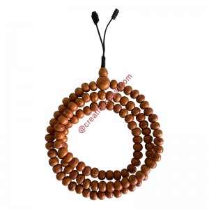 Phoenix eyed Bodhi round 9mm beads Mala