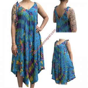 Tie dye rayon jumpsuit