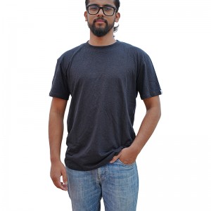 Navy blue hemp t-shirt