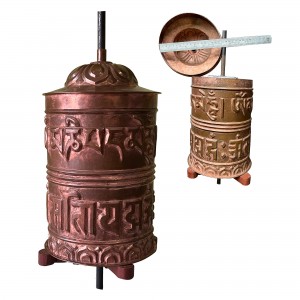 Outdoor prayer wheel regular size