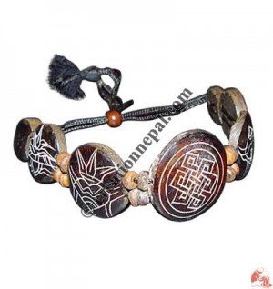 Different shapes carved bone brace