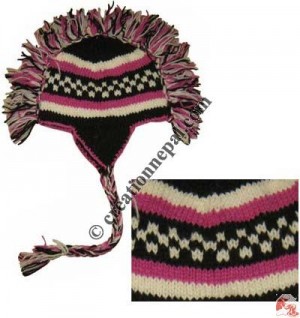 Woolen mohawk hat1