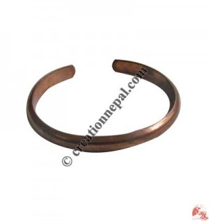 Plain cupper bangle