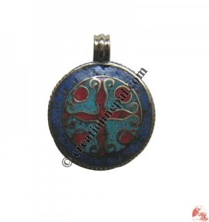 Stone setting metal pendant1