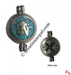 Tibetan design ghau pendant1