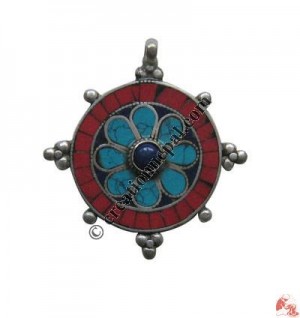 Stone setting metal pendant3