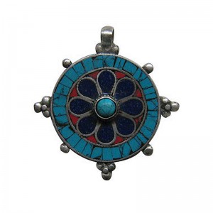 Stone setting metal pendant6