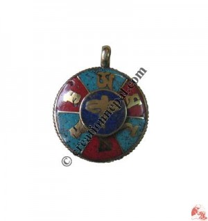 Stone setting metal pendant16