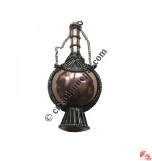 Cupper bottle pendant