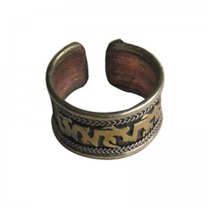 Three metal mantra finger ring1