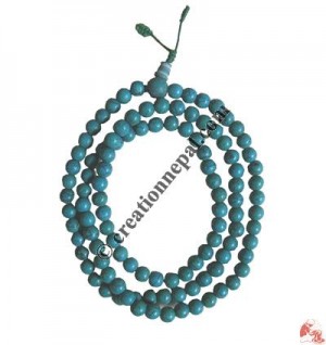 Turquoise beads mala