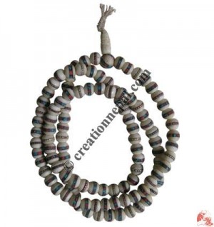 Bone 10 mm prayer beads