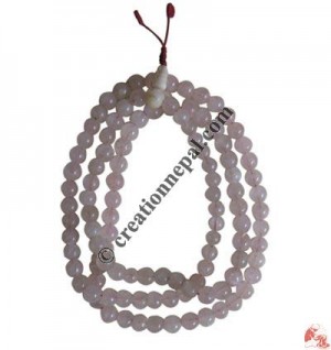 Rose quartz prayer beads