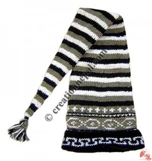 Woolen long hat2