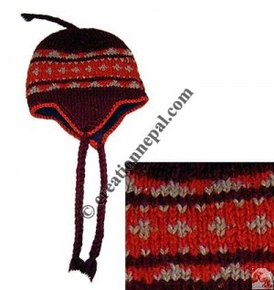 Woolen ear hat7