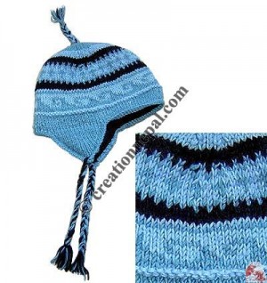 Woolen ear hat10