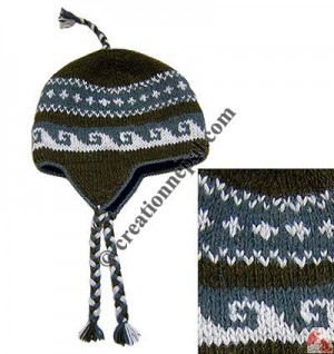 Woolen ear hat12
