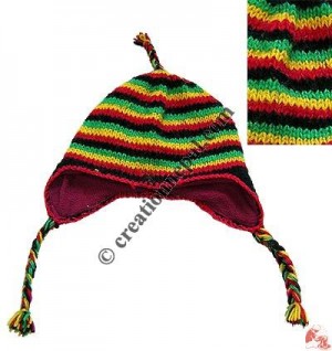 Woolen ear hat17