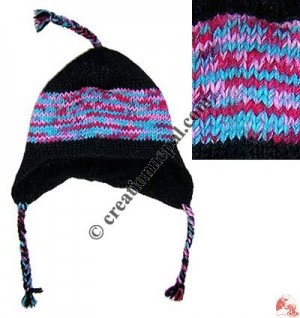 Woolen ear hat70