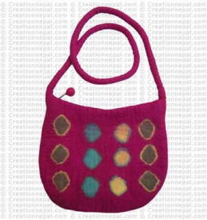 12 Dot Felt bag
