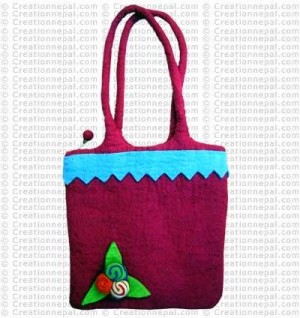 Gamala felt bag
