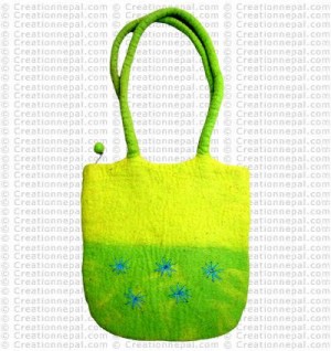 U shape felt bag