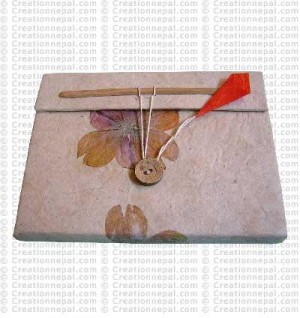Flower inlay notebook