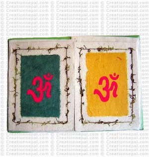Sanskrit Om design cards