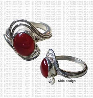 Wire design finger ring