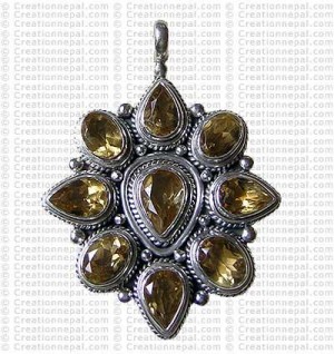 Multi stone pendant 1
