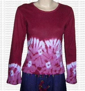 Round neck Full sleeves rib cotton Tshirt