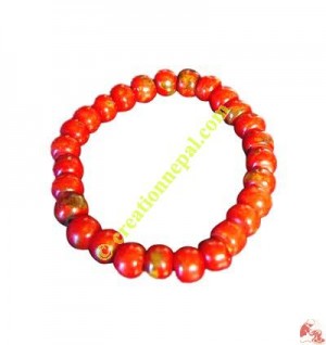 Bone beads wristband