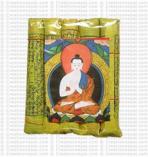 Tiny prayer flags (packet of 5 rolls)