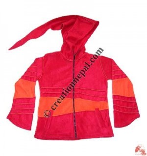 Swirl hooded jacket