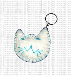 Cat head Key-ring