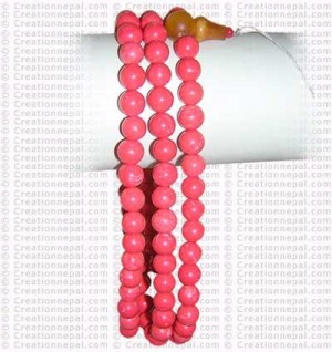 Coral 8mm Japa Mala