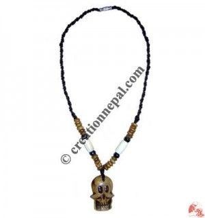 Cranium pendant necklace