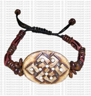 Single piece knot bracelet 1