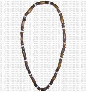 Bone beads necklace1