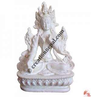 Resin White Tara - 20cm