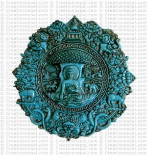 Turq meditation Buddha Mandala
