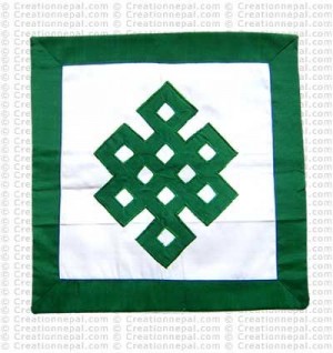 Patch-work knot cushion cover2