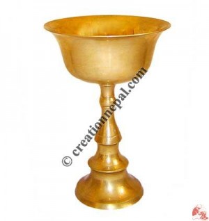 Plain large butter lamp