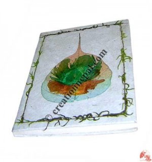 Two-color Bodhi leaf notebook-1