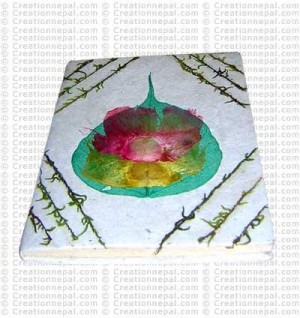 Moss decoration Bodhi leaf notebook