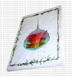 Two-color Bodhi leaf notebook-2