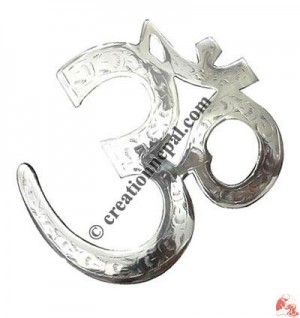 Carved OM symbol 1
