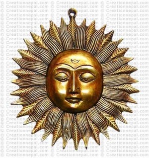 Antique color Large brass