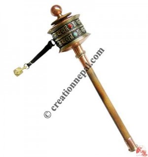 2 step Mantra simple small prayer wheel4
